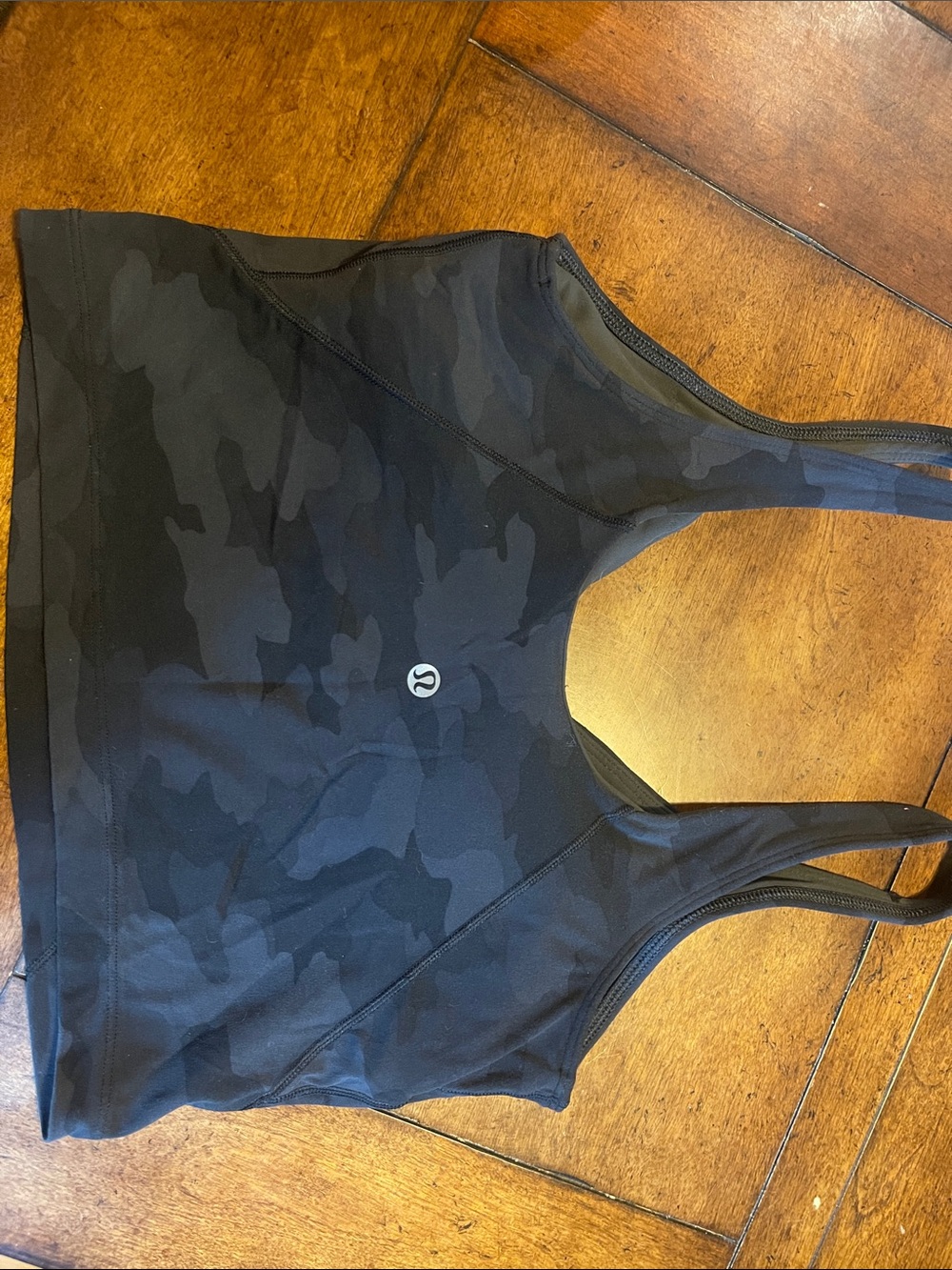 lululemon Black Camo Sports Bra